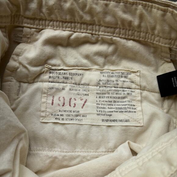 Very Rare Vintage Polo Ralph Lauren Military Trousers - Picture 8 of 9